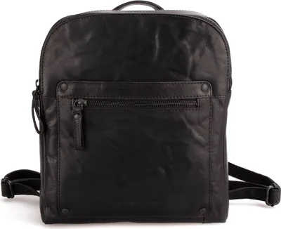 Produktbild von SPIKES & SPARROW Leder Freizeitrucksack Rucksack Bronco Backpack Black schwarz