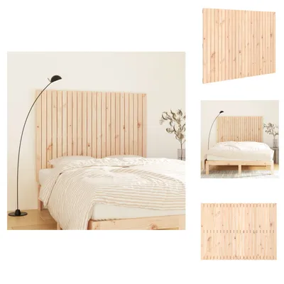 Image de vidaXL Tête de lit murale 146,5x3x110 cm Pin massif - Tête & Pieds de lit