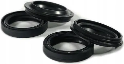 Produktbild von BonyFISH | Set mit 2 Öldichtmittel und 2 Staubschutzkappe - NBR-Kautschuk - BMW R F G Series - Dreilipige Konstruktion