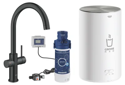 Produktbild von GROHE Red Duo Armatur mit C-Auslauf und Boiler