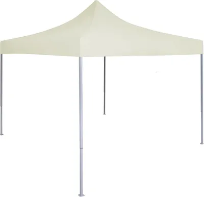 Produktbild von Profi-Partyzelt Faltbar 2×2 m Stahl Creme
