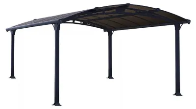 Produktbild von Palram - Canopia Aluminium Carport Arcadia 4300 Anthrazit 430x359x242 cm
