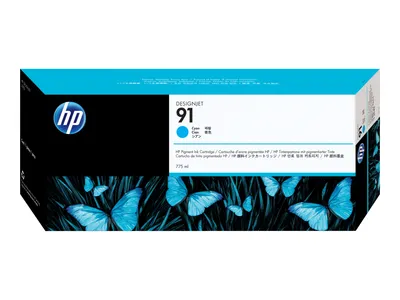 Produktbild von HP 91 Cyan Ink Cart/Vivera Ink
