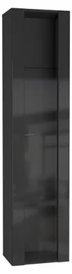 Produktbild von HÄNGESCHRANK Schwarz, Schwarz Hochglanz 40/170/29