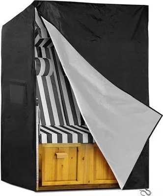 Immagine prodotto di Copertura protettiva per lettini da spiaggia in tessuto Oxford 900D, impermeabile e resistente ai raggi UV - Copertura per lettini da spiaggia resistente all'inverno, 120 x 90 x 155/140 cm.