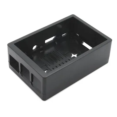 Produktbild von BerryBase Gehäuse für Raspberry Pi 3 / 3B+ und 3,5 Display, schwarz