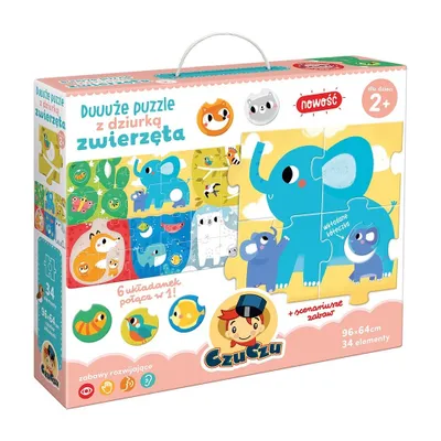 Produktbild von CzuCzu Große Puzzles mit Loch Tiere
