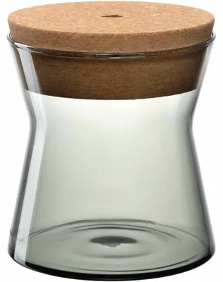 Immagine prodotto di Leonardo Dose FORMA X, Aufbewahrungsdose, Vorratsglas, Glasdose, Glas, Grau, 500 ml, 055232