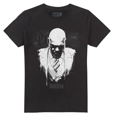 Produktbild von Daredevil - "Fisk Kingpin" T-Shirt für Herren/Damen Uni, Langärmlig TV34725 (S) (Schwarz)