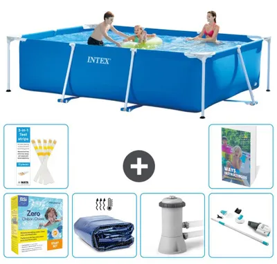 Obrázok produktu pre Obdĺžnikový bazén s rámom – 300 x 200 x 75 cm – 7 dielov  S39