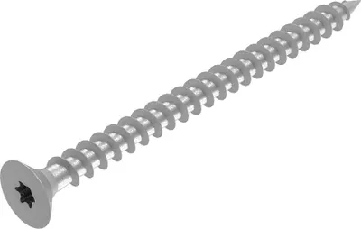 Produktbild von SECCARO Spanplattenschraube 6 x 80 mm, Edelstahl V2A VA A2, Holzschraube mit Vollgewinde, TX / Innensechsrund, 75 Stück