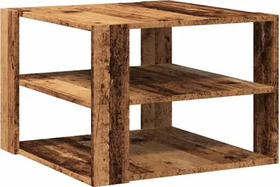 Produktbild von "im Sonderangebot"Satztische/Couchtisch elegantes Design - Wohnzimmertisch - Altholz-Optik 58x58x40cm Holzwerkstoff - Couchtische DEMöbel299616