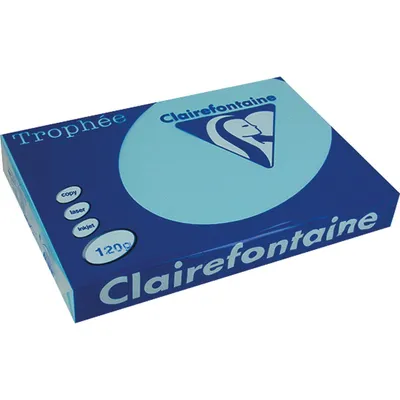 Productafbeelding van Clairalfa Universal-papier, trofee-kwaliteit, A4, 120 g/m², blauw