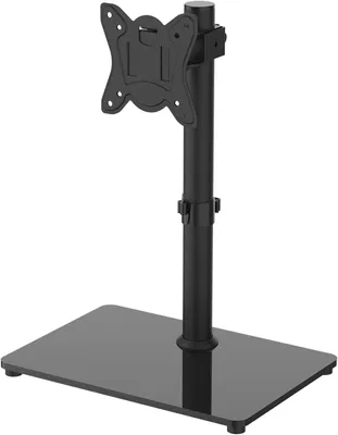 Produktbild von TV-Standfuß für Bildschirme von 13-32 Zoll (33-81-3 cm) - geeignet für Plasma-, OLED-, LCD- und LED-Fernseher - TV-Tischhalterung mit schwenkbarer und höhenverstellbarer Funktion - bis zu 10 kg