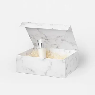 Produktbild von Magnetische Geschenkbox Marmor 330 x 255 x 115 mm Außenmaße A4 Exklusive Box