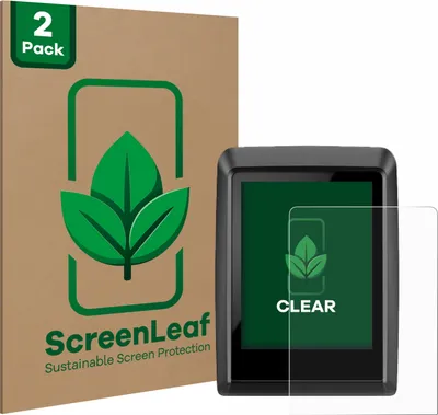 Produktbild von 2x ScreenLeaf Schutzfolie für Bosch Kiox 300 nachhaltiger Displayschutz Display Schutz Folie Klar Transparent