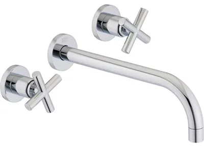 Zdjęcie produktu dla Dornbracht TARA bateria umywalkowa ścienna bez wyciąganego odpływu, występ 240 mm, zestaw do montażu końcowego, 36717892-00