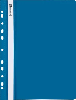 Produktbild von Sichthefter Office to Go A4 gelocht blau Packung mit 25 Stück