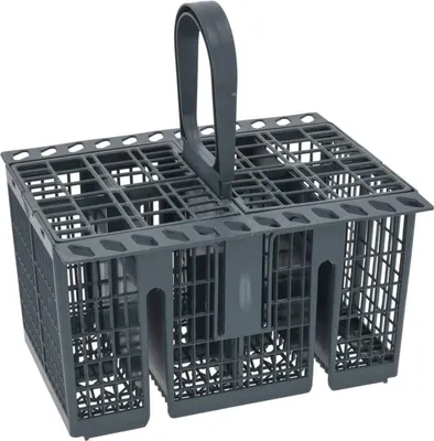 Obrázok produktu pre Kôš na príbory, rozmer 208 x 160 x 119 mm, vhodný do umývačiek riadu, napríklad pre značky: ARISTON, Bauknecht, Indesit, HOTPOINT, WHIRLPOOL
