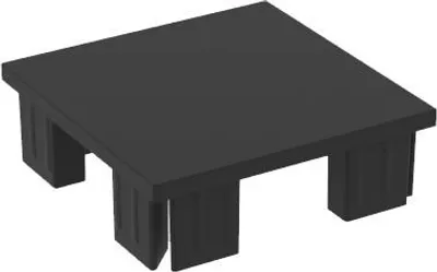 Produktbild von Fiberdeck BOSTON PVC Pfostenkappe RAL9005 für Torpfosten 90x90mm