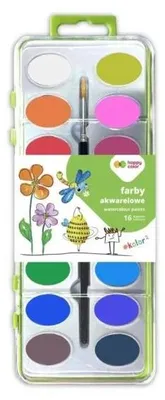 Produktbild von Premium-Aquarellfarben, 12 Farben, HAPPY COLOR – GDD