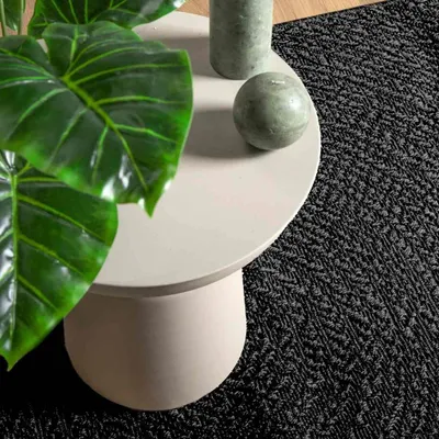 Produktbild von vidaXL Teppich ZIZUR Anthrazit 160x230cm Jute-Optik Indoor und Outdoor
