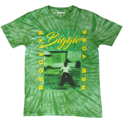 Produktbild von Notorious B.I.G. 90's New York City (Wash Collection) Green L T-Shirt