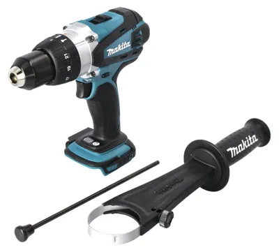 Zdjęcie produktu dla Makita DHP 458 Z akumulatorowa wiertarko-wkrętarka udarowa 18 V 91 Nm solo - bez akumulatora, bez ładowarki