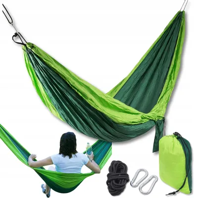 Produktbild von Leichte Hängematte für 2 Personen, Camping, bis 300 kg