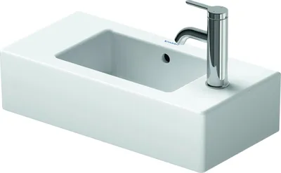 Immagine prodotto di Lavabo Duravit Vero 50cm, trou pour robinet à droite, 0703500008, 0703500008