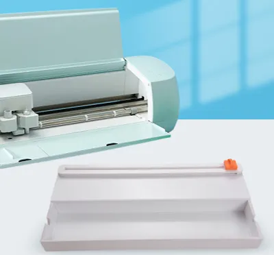 Produktbild von Vinyl-Rollenhalter mit Trimmer für Cricut MAKER 3 und Cricut MAKER, unterstützt 38 cm/14,96 Zoll Breite des Vinyl-Materials, DIY-Bastelwerkzeug