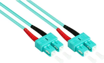 Image de SO-32964 - Câble de raccordement fibre optique duplex OM3 (multimode, 50125) SC-SC, LSZH, 5 m