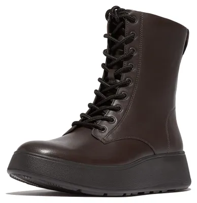 Produktbild von FITFLOP FitFlop F-Mode Leather Lace-Up Flatform Ankle Boots BROWN 38