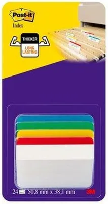 Produktbild von Post-It-It-Indextabs 3M Post-It 686a1 Strong 50mm ASS | Setzen Sie ein 24 -Stück | 6 Stück