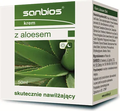 Obrázek produktu pro Aloe Vera krém 50ml - SANBIOS SANBIOS