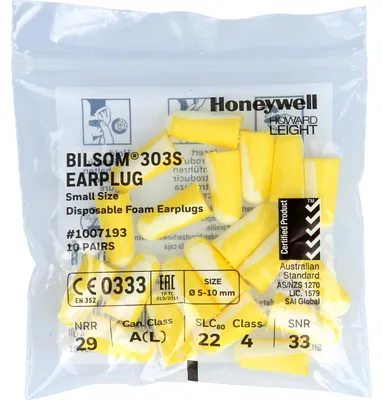 Image de Bouchons d'oreille Howard Leight Bilsom 303 taille S, 20 pces