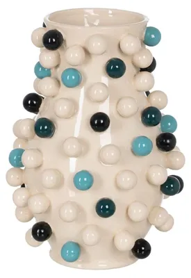 Produktbild von Mehrfarbige Keramikvase – 31,5 x 31,5 x 43 cm