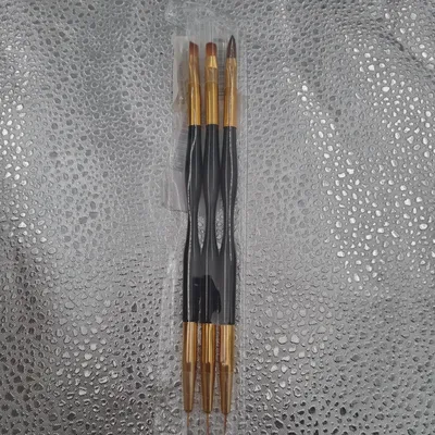 Produktbild von Olakin Nagelpinsel Set Gelpinsel Nägel Nailart UV Pinsel 3 Stück für präzises Arbeiten