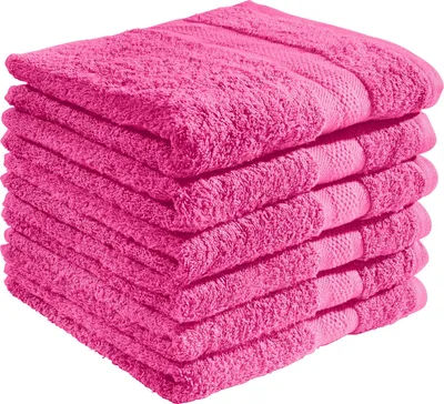 Produktbild von REDBEST Handtuch Chicago" 6er-Pack pink 50x100 cm"
