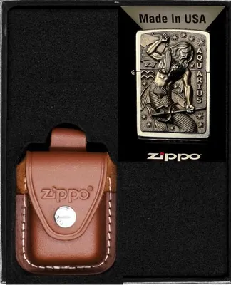 Produktbild von ZIPPO Feuerzeug Set Sternzeichen Wassermann Wassermann Geschenk Nr. 2
