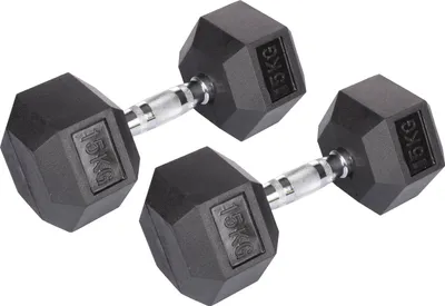 Produktbild von Hex Gummihantel 15 kg
