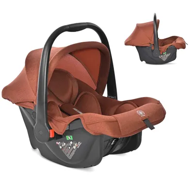 Produktbild von Lorelli Babyschale i-Size Joy (40 - 87 cm) verstellbar, Faltdach, Memory-Schaum braun