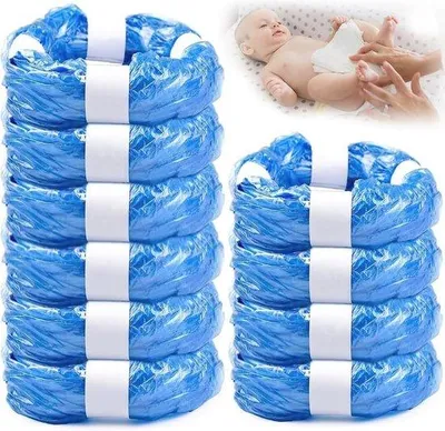 Obrázek produktu pro Jednorázová fólie na plenky, nepropustná pro pachy, 6 kusů