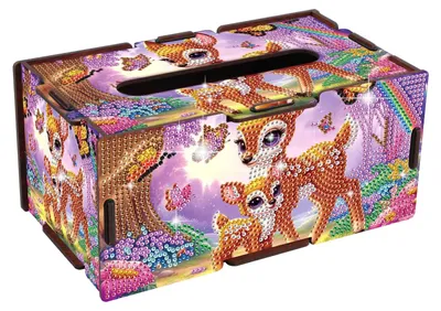 Diamond Painting Box 22,5x12,7x10,5 cm DIY Taschentuchbox Holz