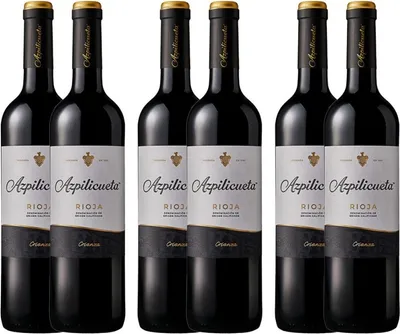Produktbild von Pack 6 Azpilicueta Crianza Wein-Pakete Spanien RIOJA D.O.C 450.00 cl 13.5 %