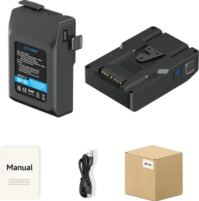 Obrázek produktu pro V Mount baterie, kapacita 15500mAh, výkon 229Wh, bp-95 6600mAh
