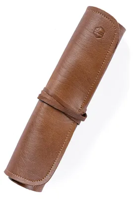 Immagine prodotto di Elegante custodia in pelle per coltelli, con 7 scomparti