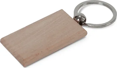 Produktbild von Schlüsselanhänger aus Holz / rechteckig