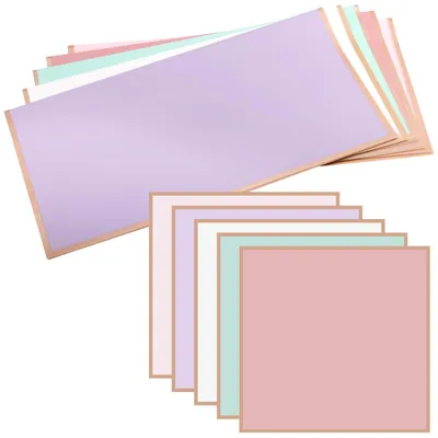 Produktbild von Blumen Geschenkpapier 100 Blätter mit Goldrand
