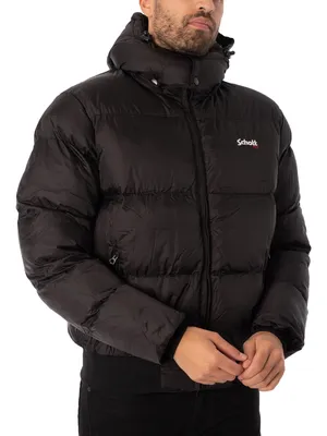 Produktbild von Schott Herren Chicago-Pufferjacke, Schwarz M